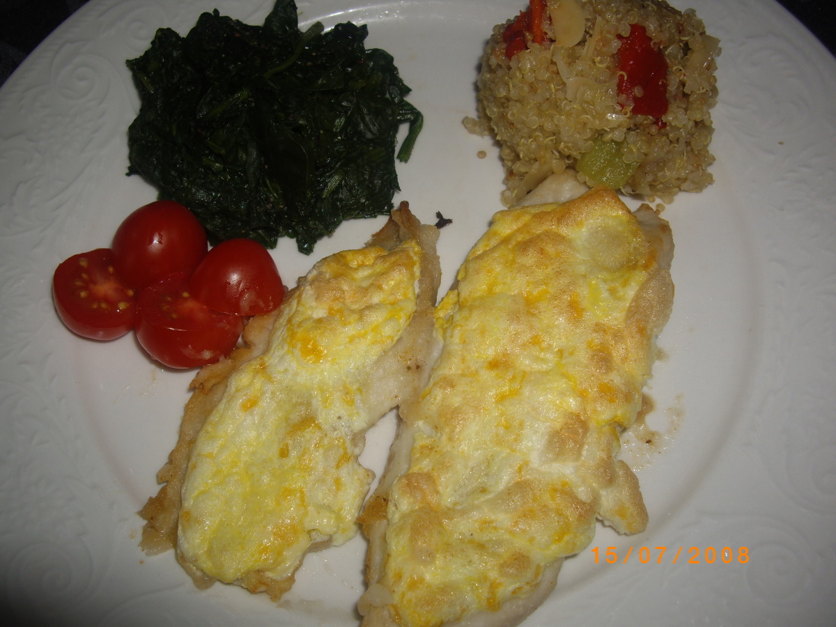 Golden-Topped Fish Fillets