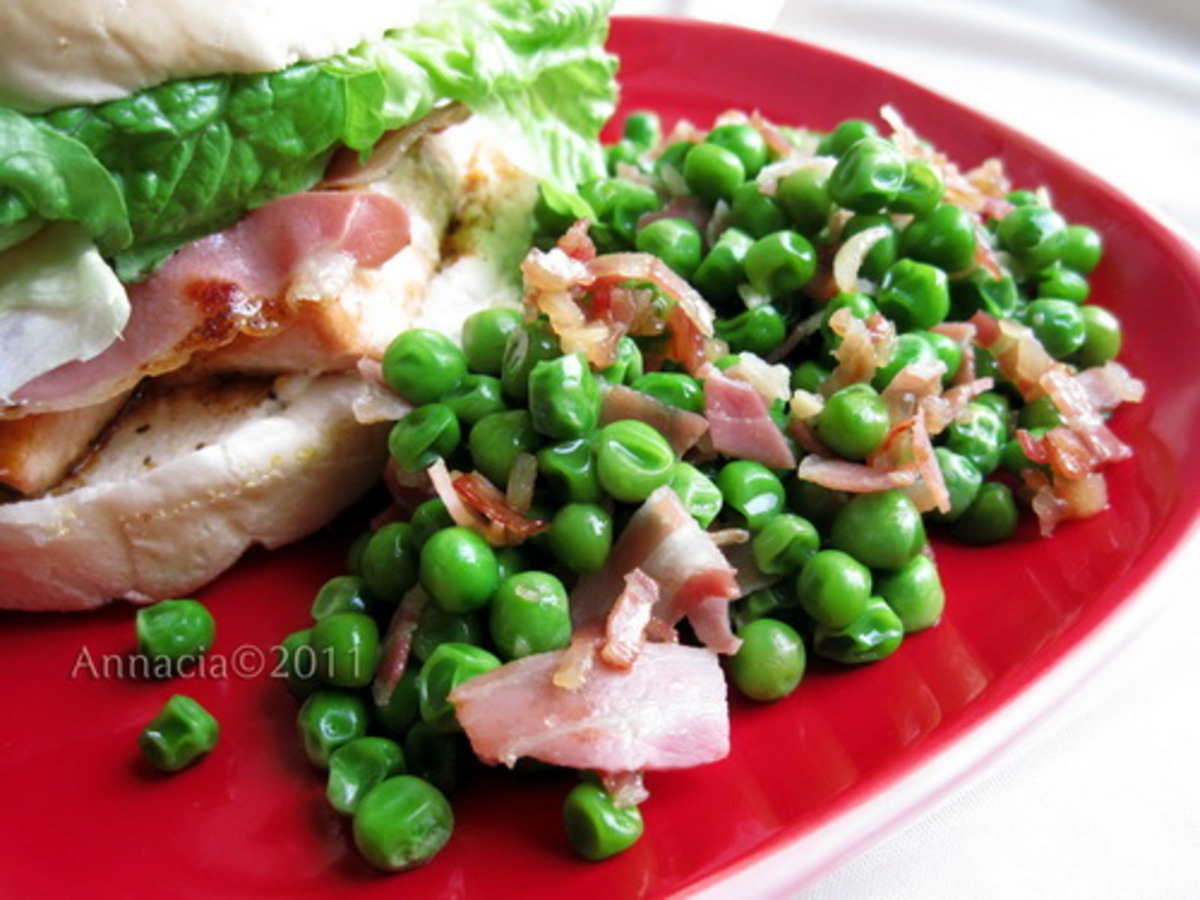 Spring Peas With Pancetta