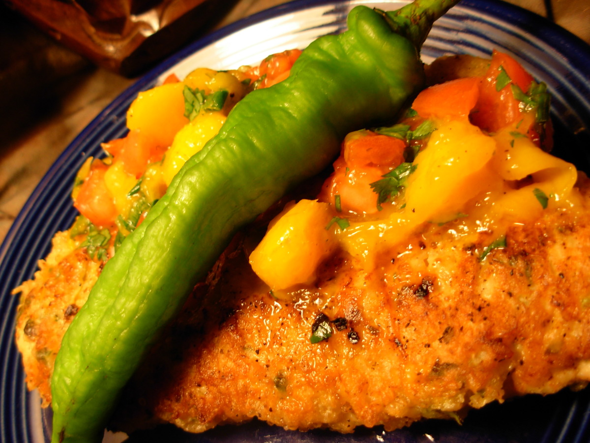 Brazilian Chicken Cutlets With Raw Tropical Sauce
