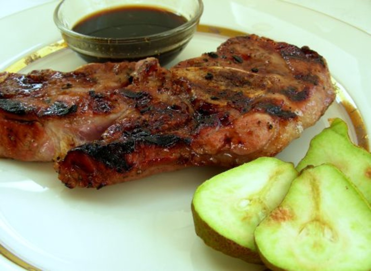 Easy Fruited Lamb Chops