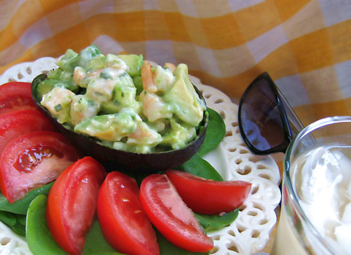 Crab-Stuffed Avocado Half-Shells