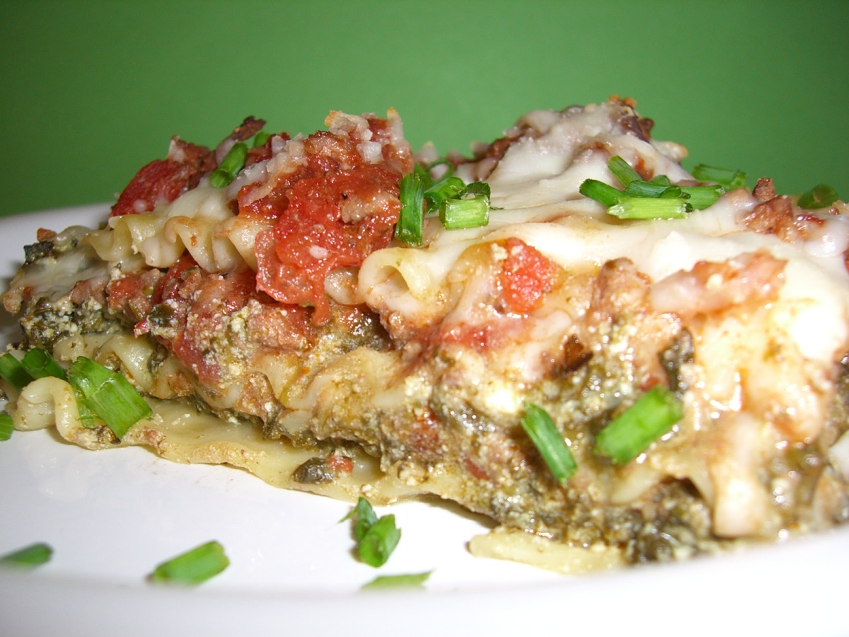Easy Spinach Lasagne