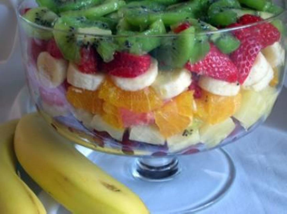 Weight Watchers Layered Fruit Salad