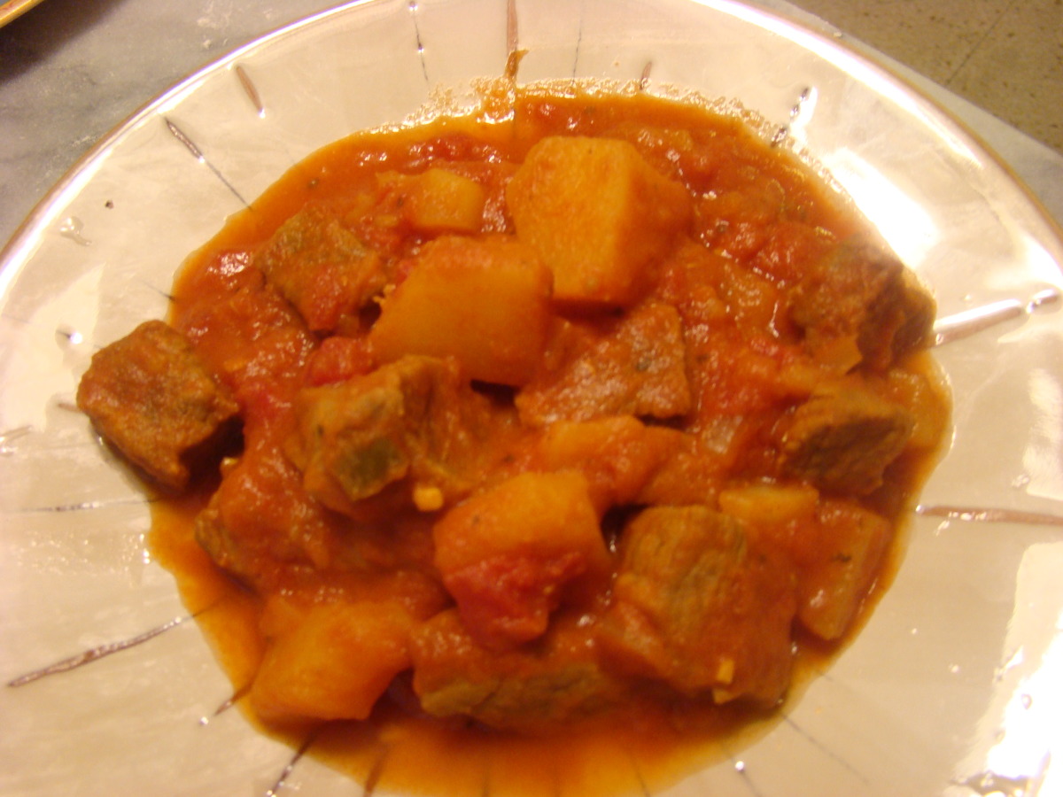 Smothered Lamb (Or Pork or Beef)