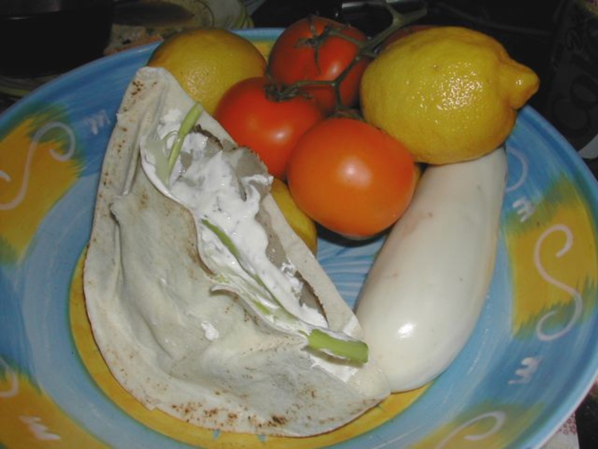 Greek Lamb Wraps