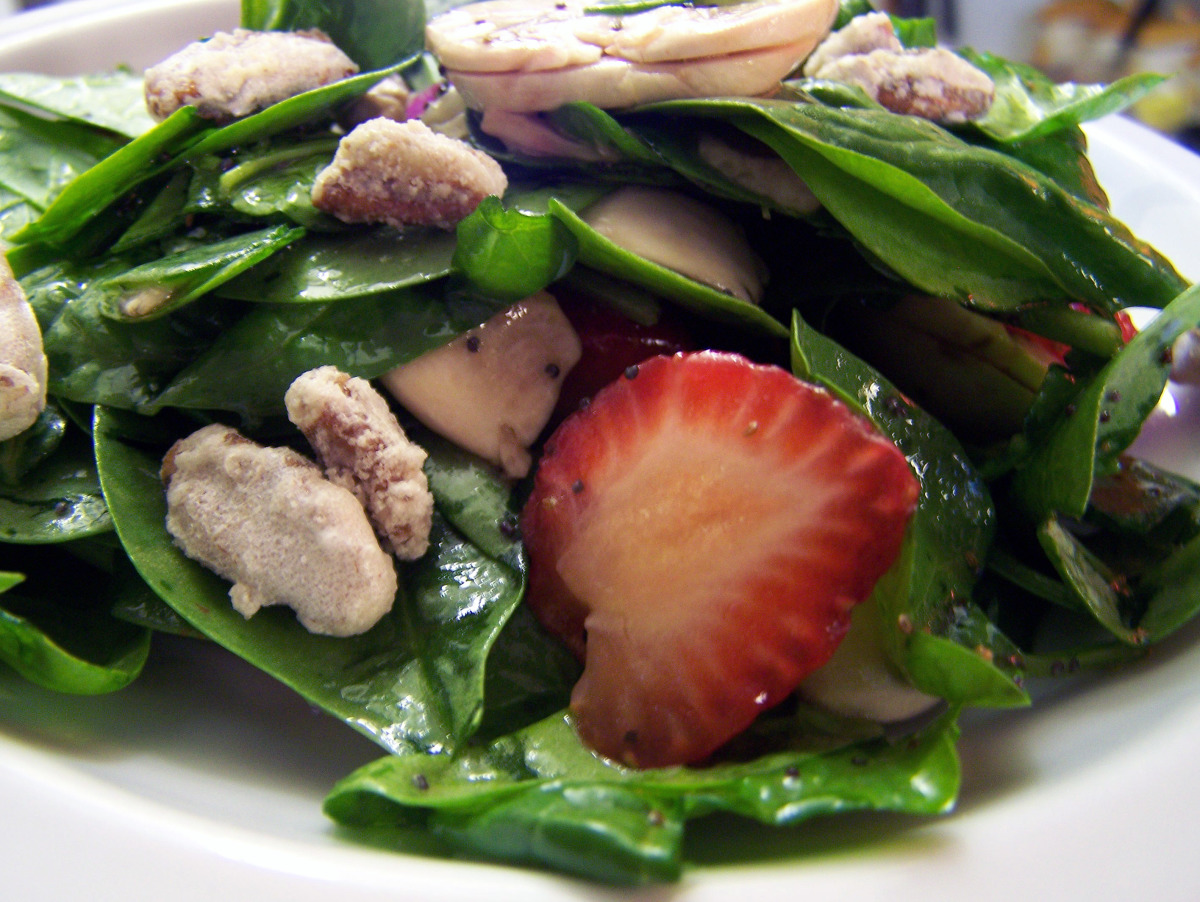 Spinach Salad With Strawberries