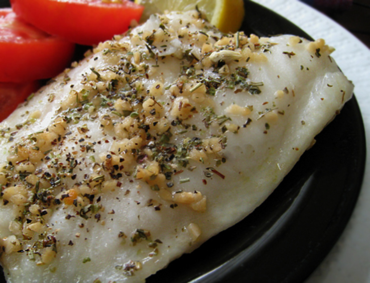 Herb-Steamed Chilean Sea Bass_image