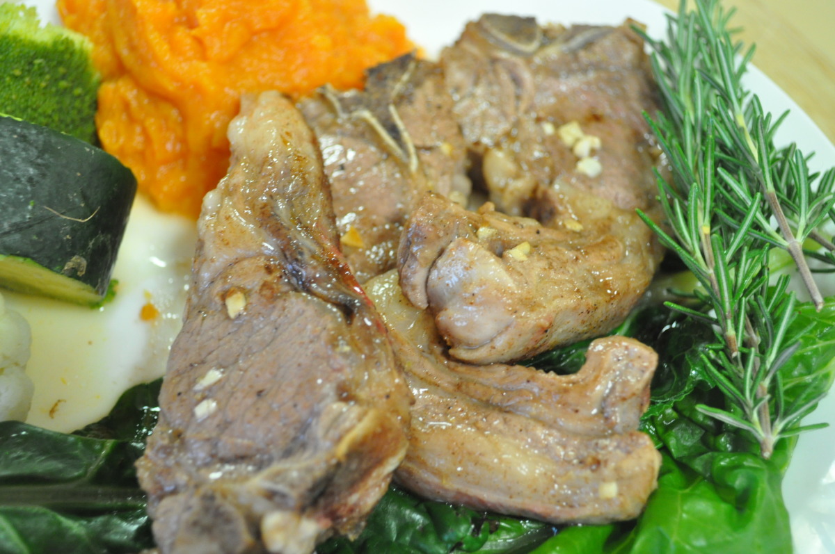 Lamb Chops on the Barbecue (Greek Style) image
