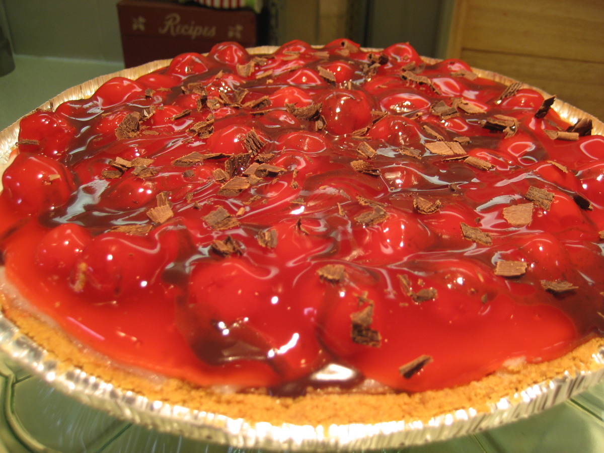 Hershey's Chocolate Cherry Cheese Pie image