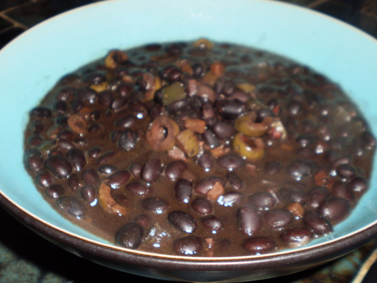 Black Bean and Olive Soup