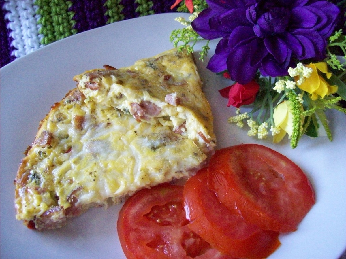 Italian Style Crustless Quiche Recipe