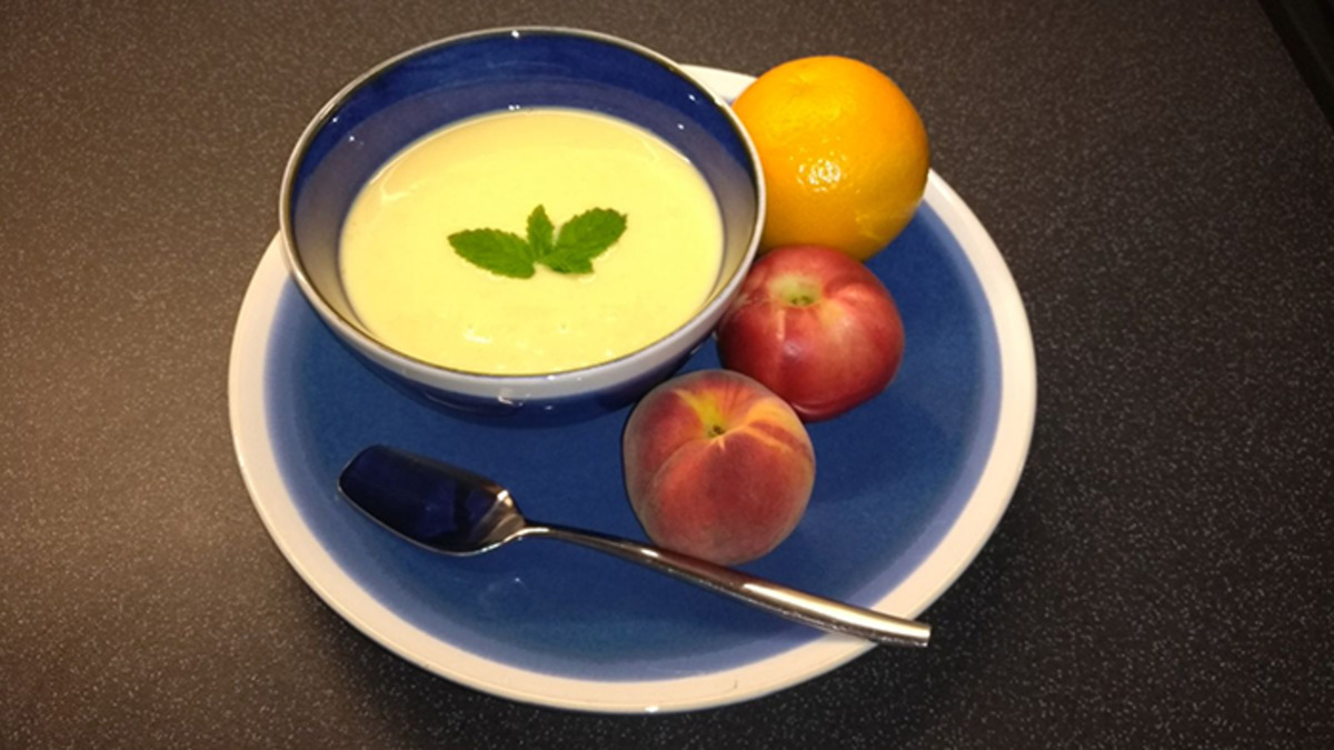 Chilled Peach and Nectarine Soup