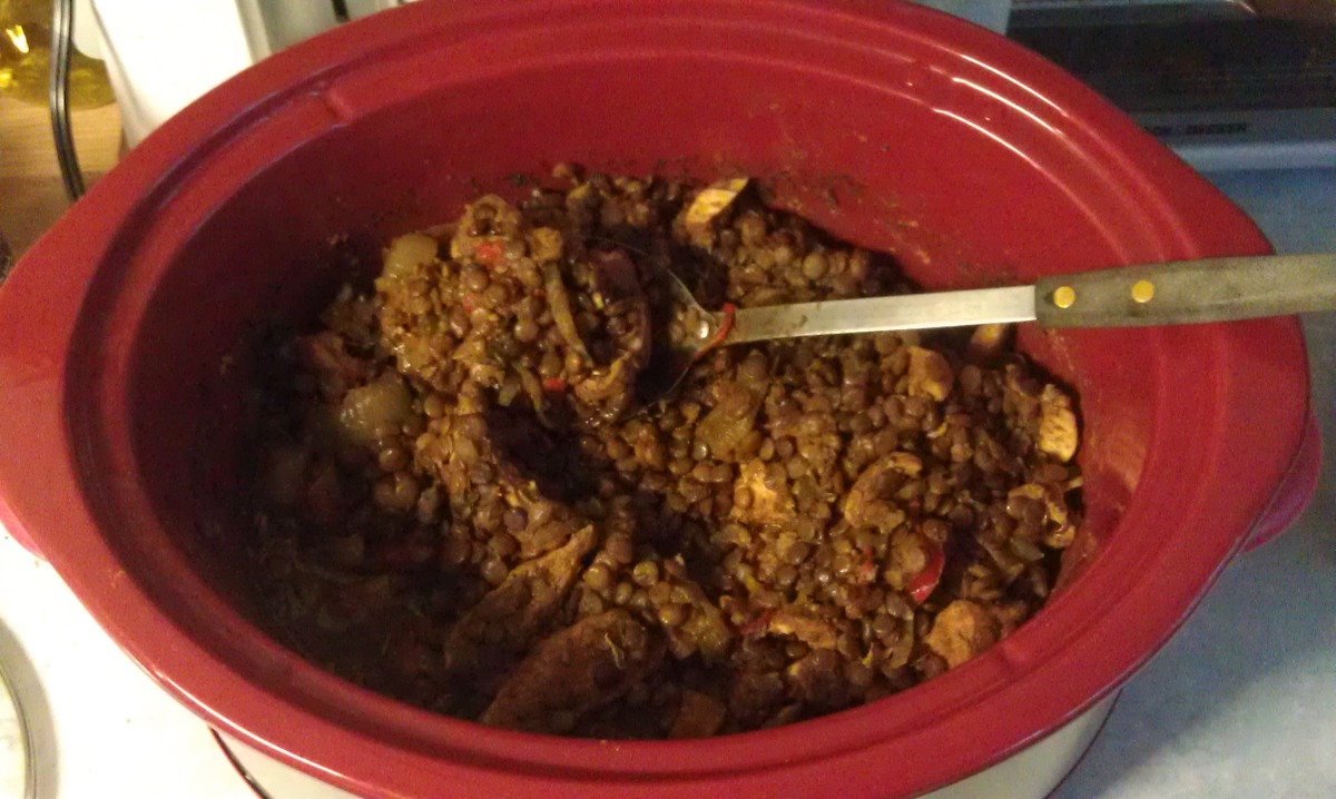 Crock-Pot Moroccan Chicken and Lentils-image