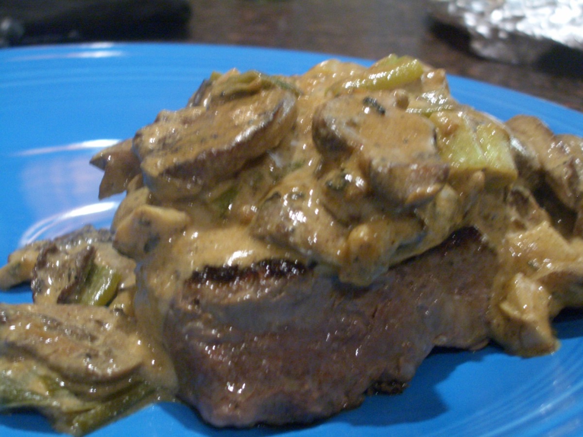 Steak Fillet With Mushrooms