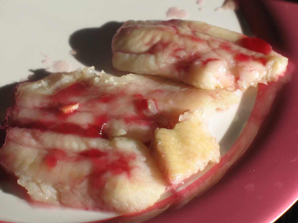 Halibut, Grilled, With Red Currant Garlic Sauce
