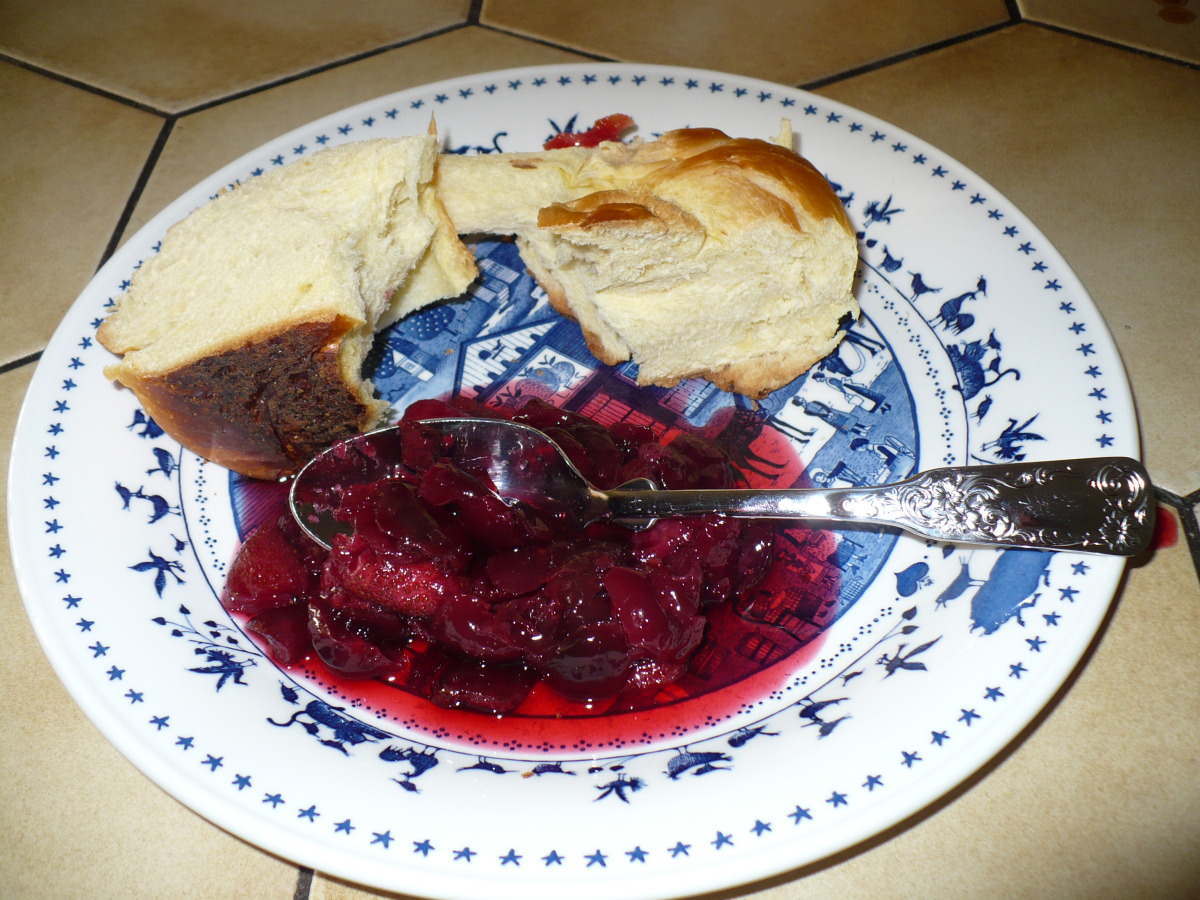 Cherry Strawberry Preserves for the Bread Machine (Abm)