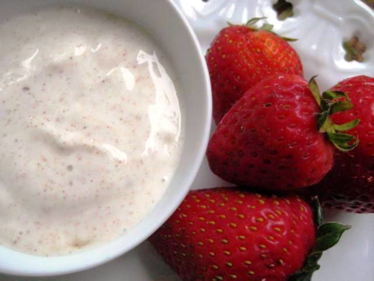 Honey Yogurt Dip Recipe