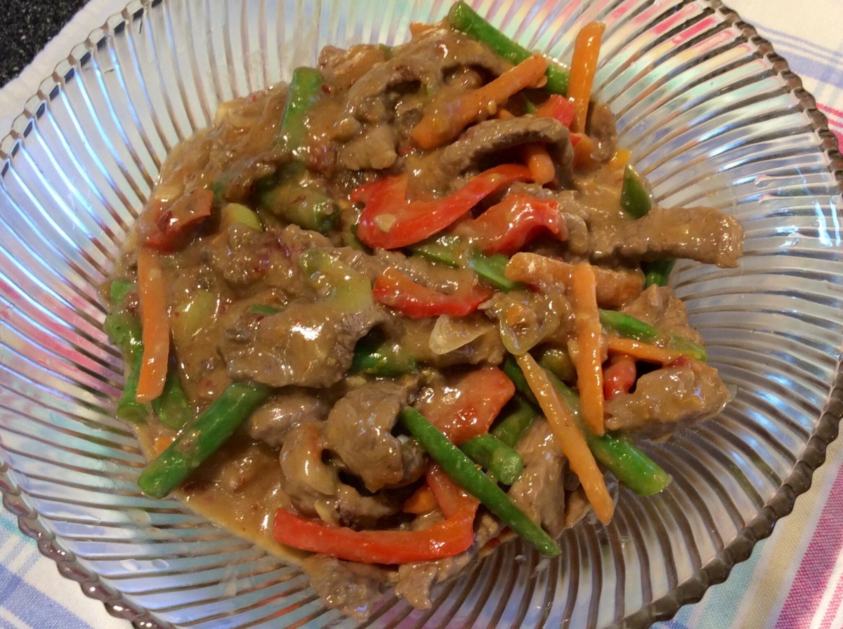 Spicy Orange Beef With Vegetables