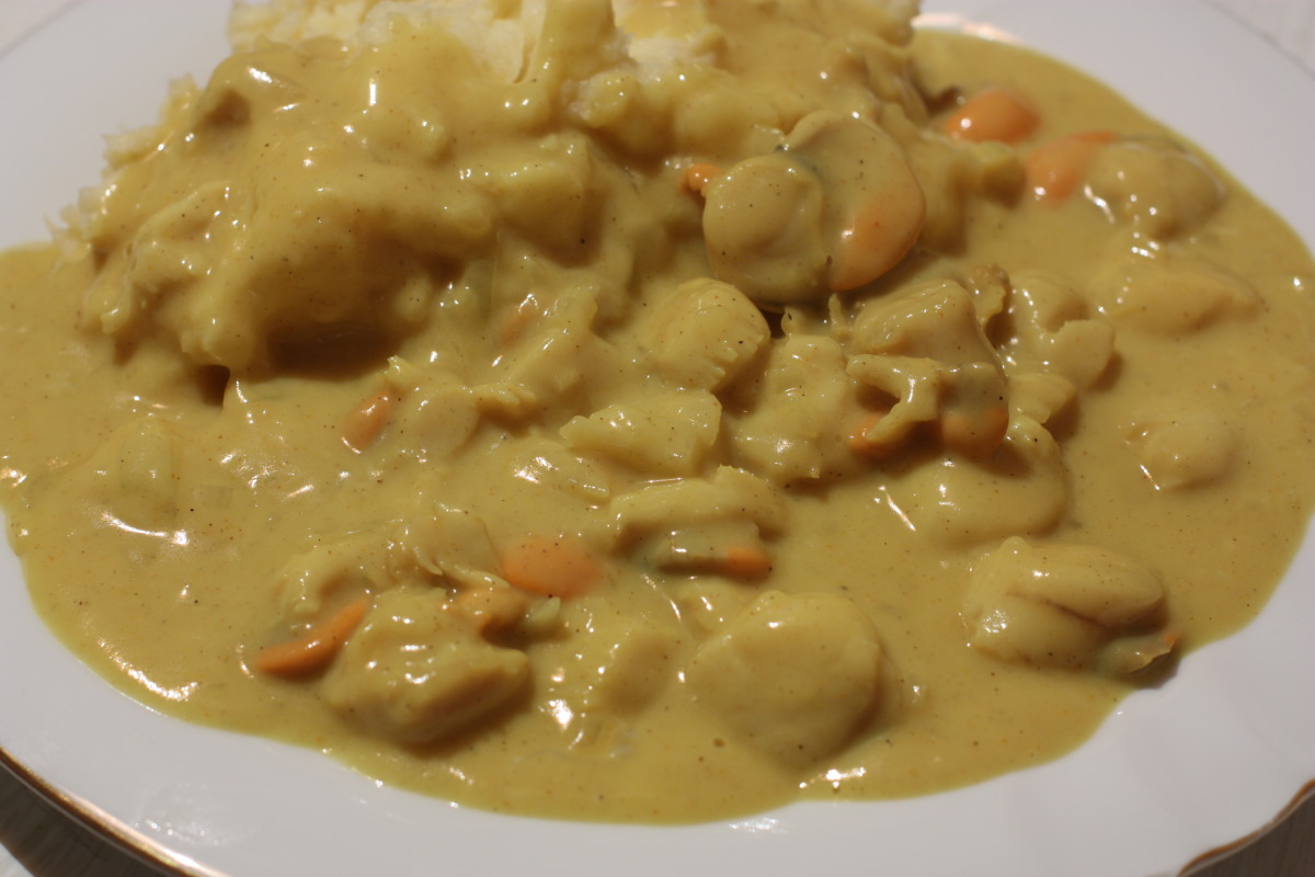 Curried Scallops image