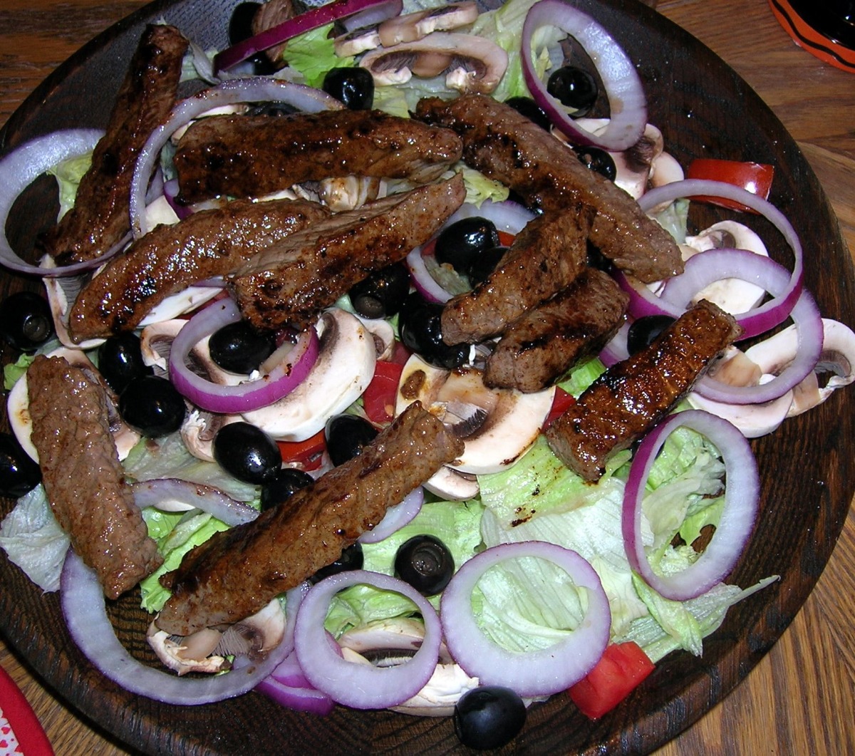 Sirloin Steak Salad Recipe Food Com