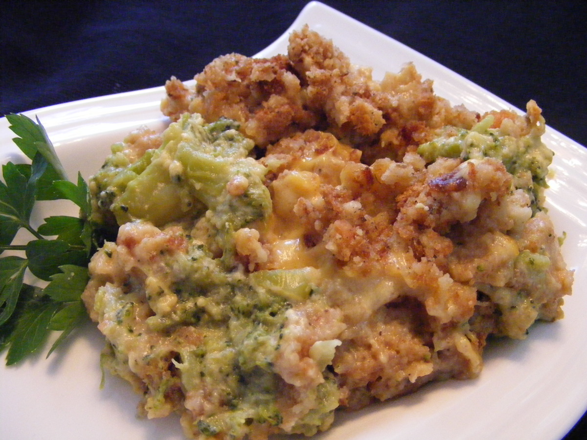 Crispy Cheese & Broccoli Casserole