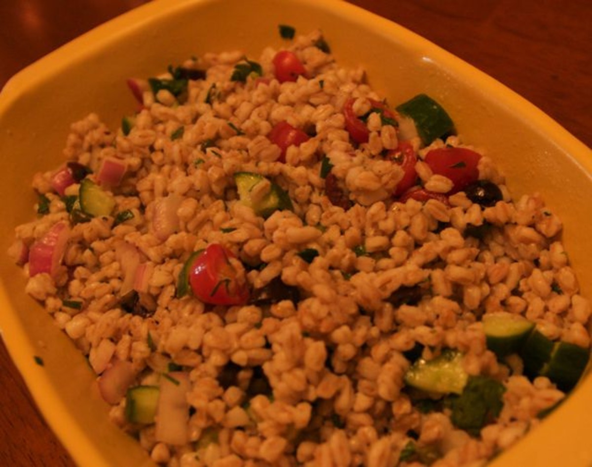 Summer Farro Emmer Salad Recipe Food Com
