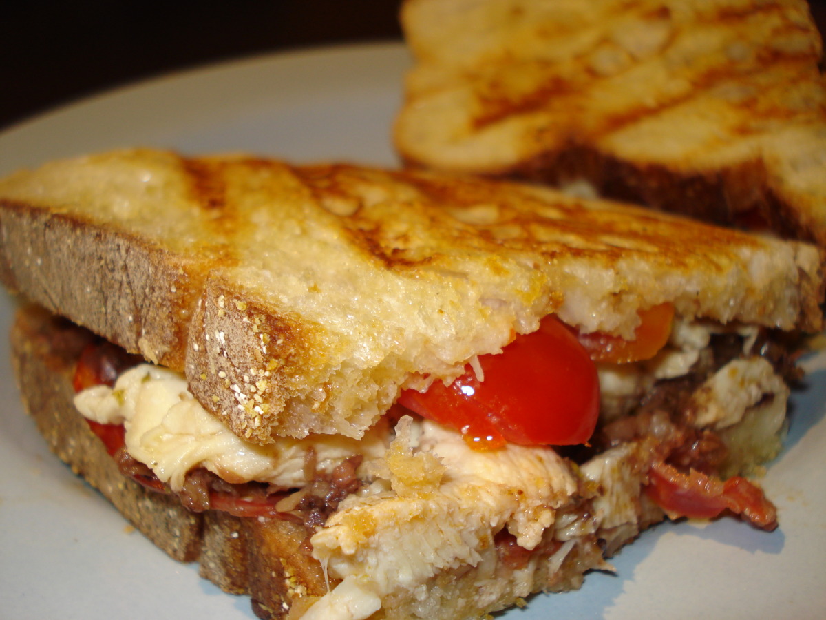 Mediterranean Chicken Panini