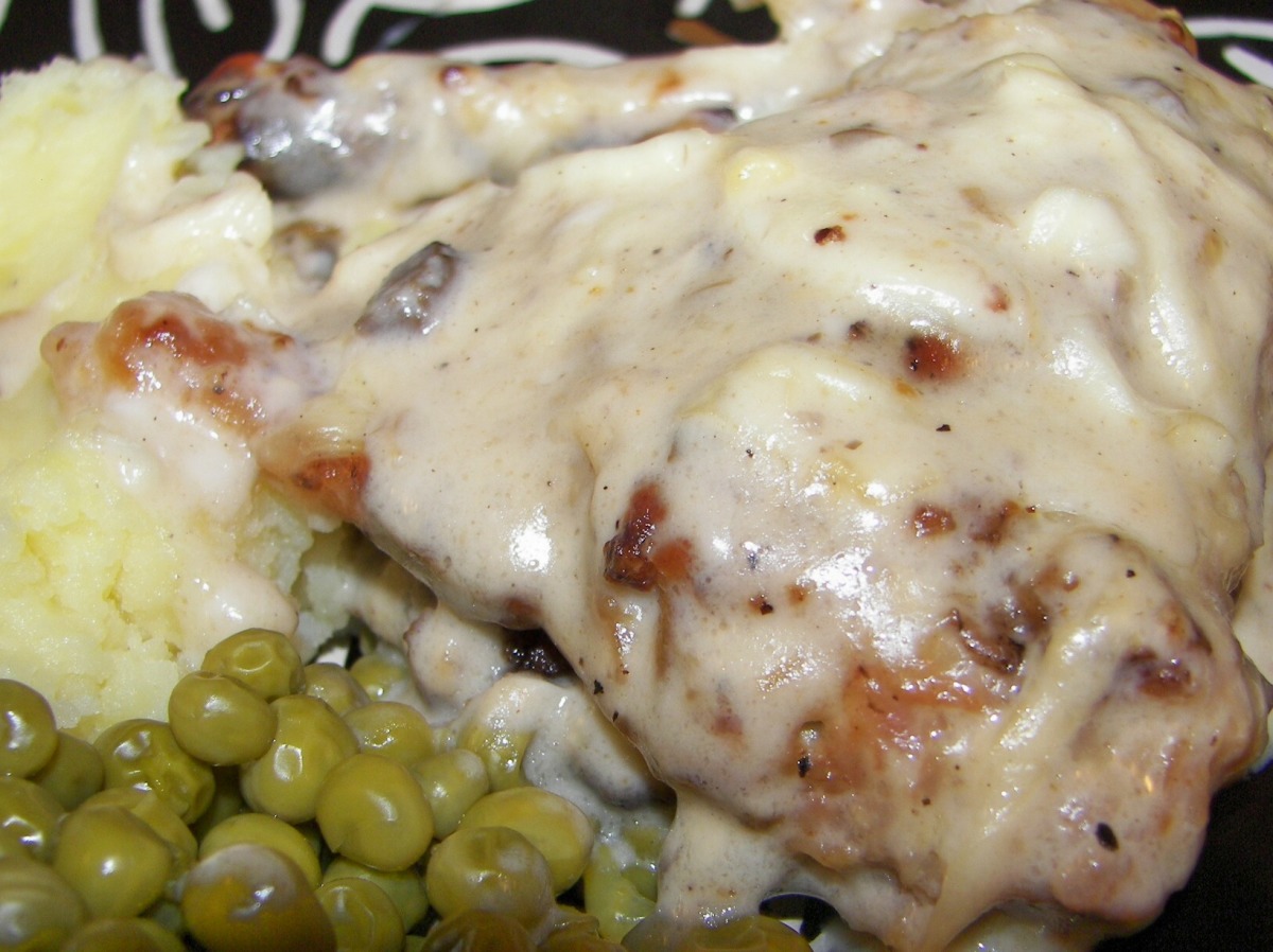 Cheesy Baked Chicken & Gravy Recipe - Food.com