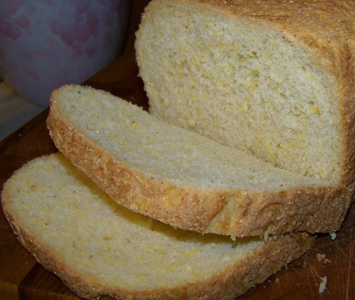 Mimi S Cornmeal English Muffin Bread For Bread Machine Recipe Food Com