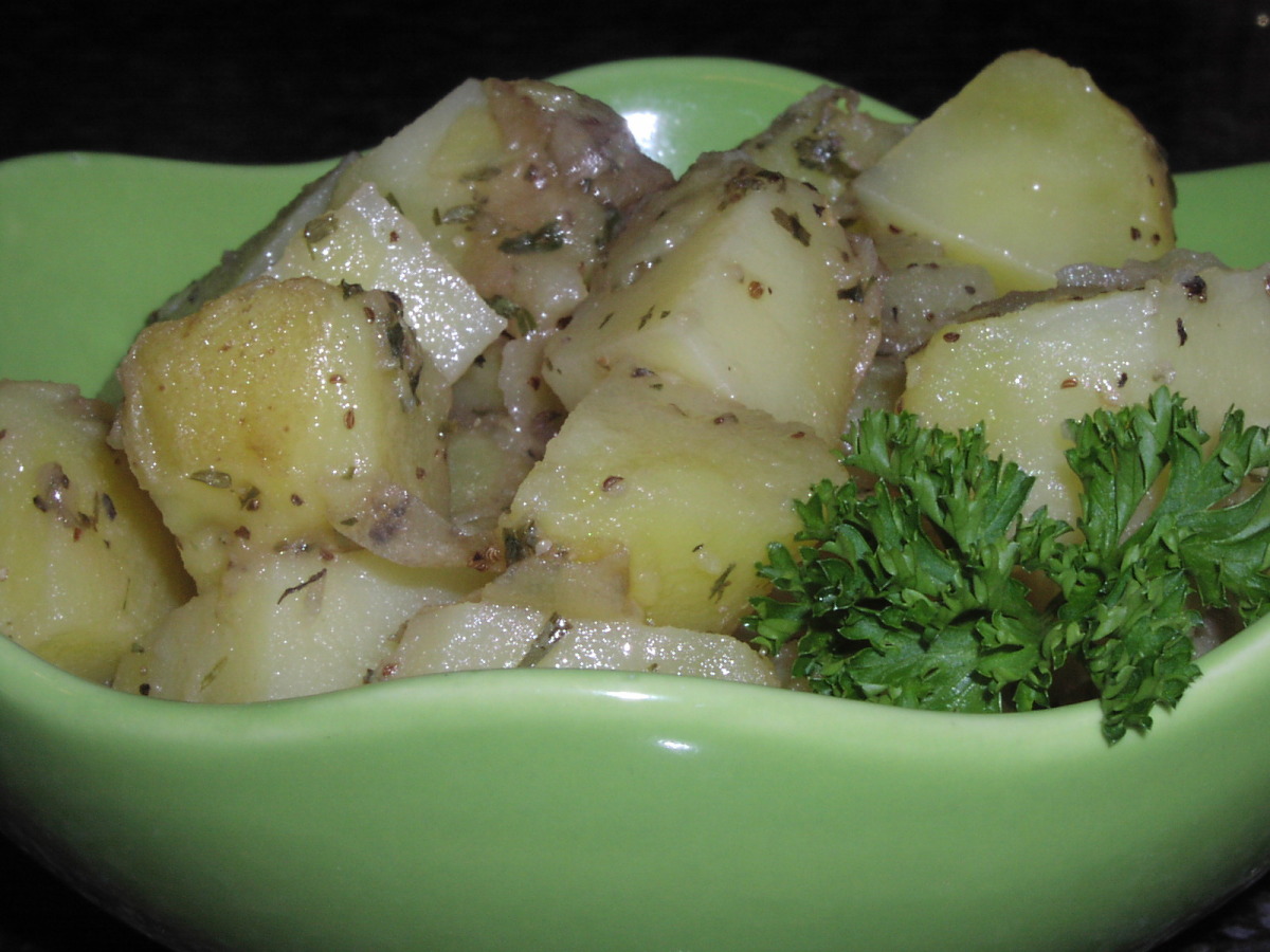 French Potato Salad Light Recipe Food Com