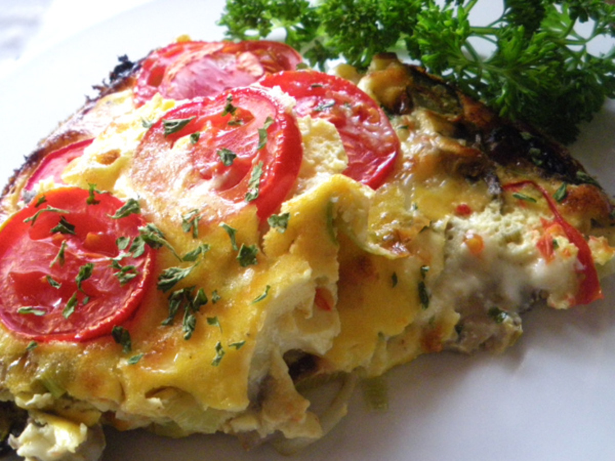 Leek and Mushroom Quiche-image