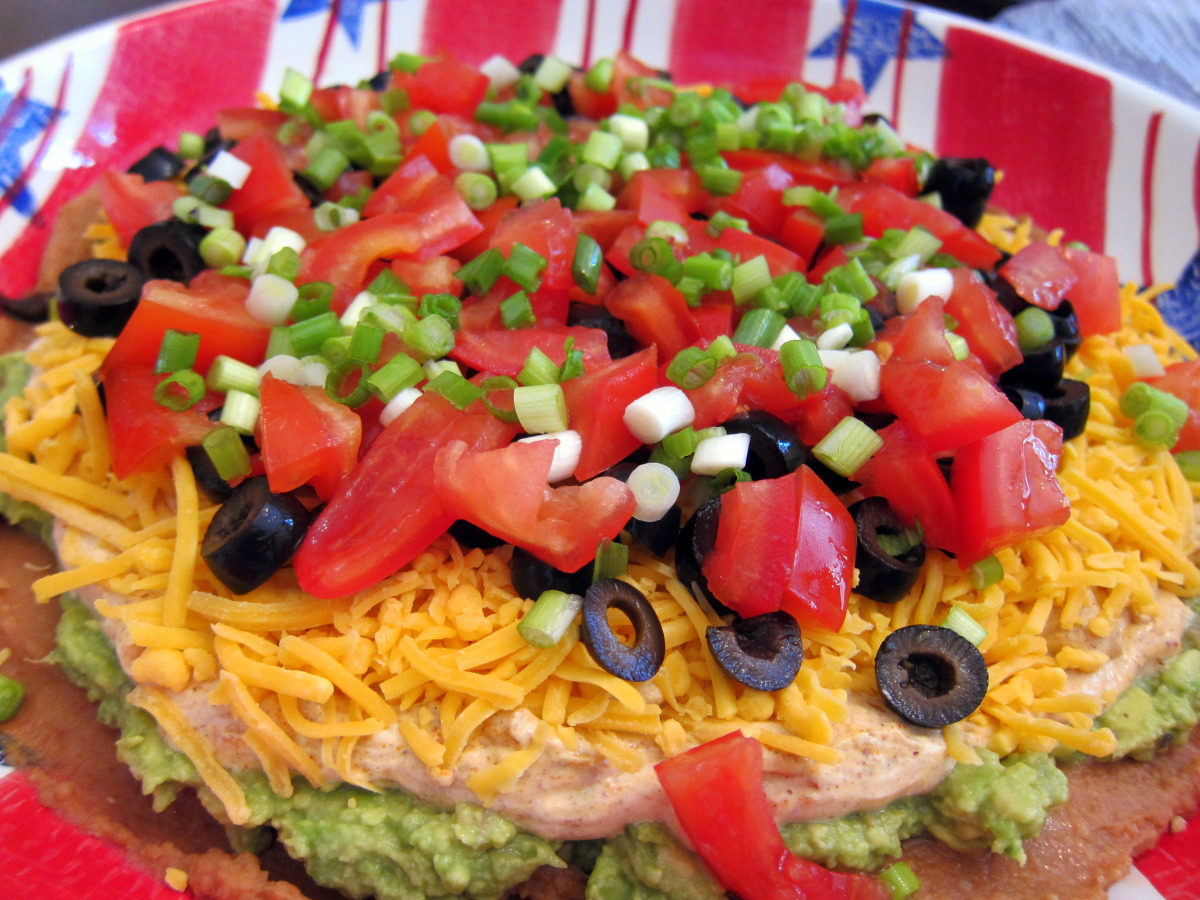 7 Layer Bean Dip Recipe Food
