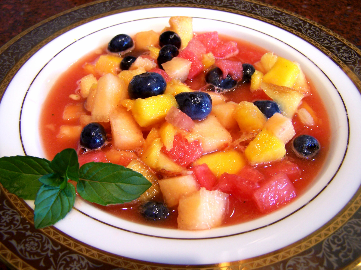 Icy Cold Summer Fruit Soup image