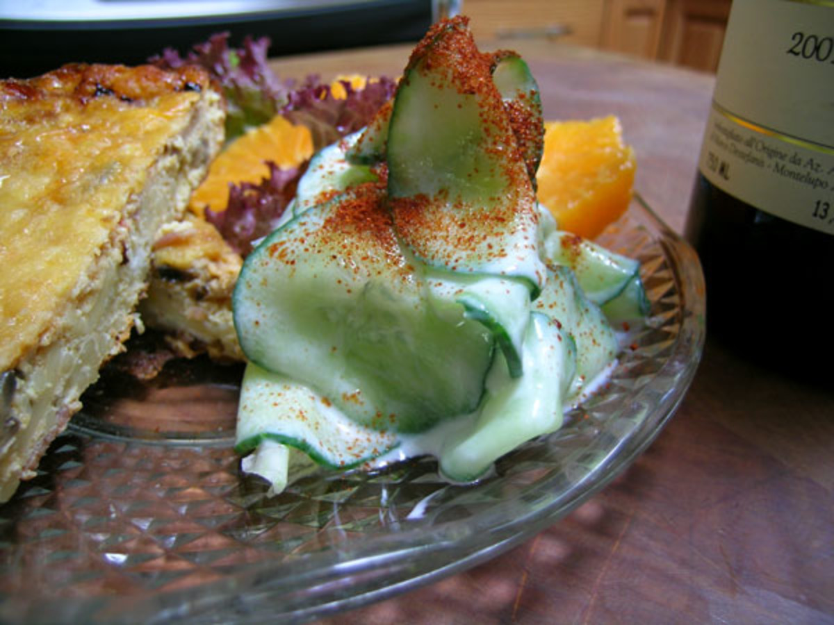 Slovak Cucumbers In Sour Cream Recipe Food Com