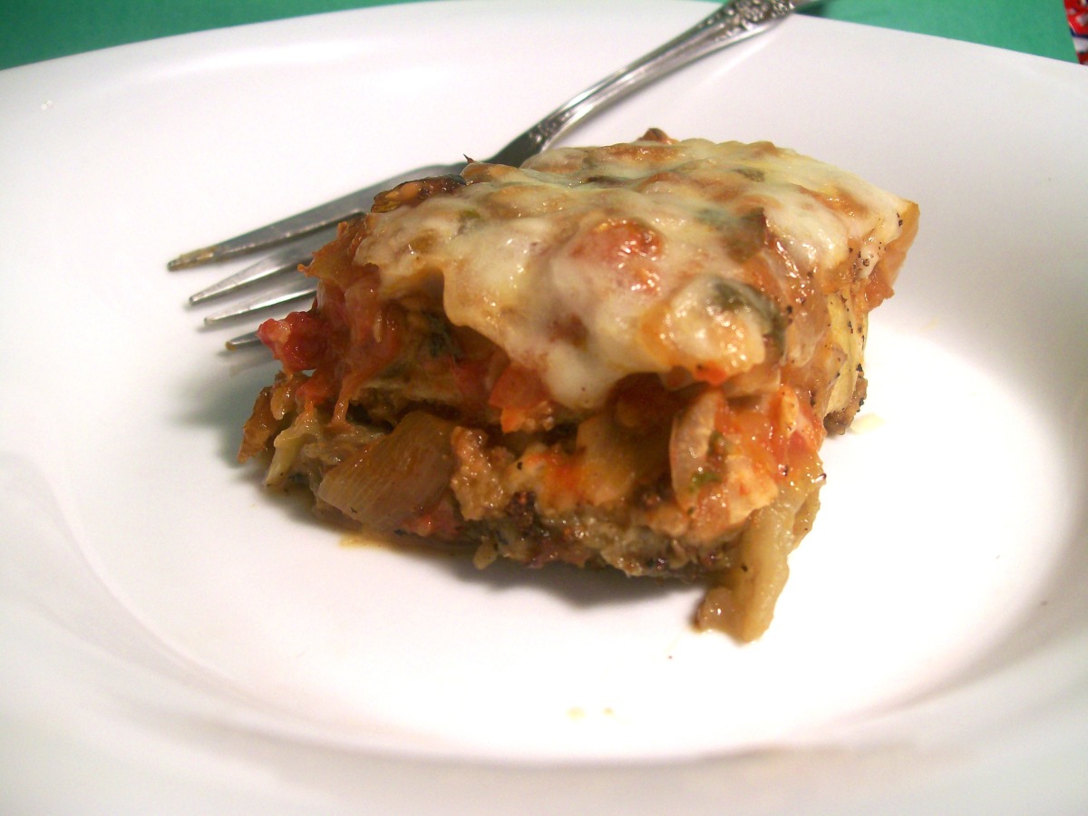 Layered Eggplant Parmesan (Vegetarian) Recipe