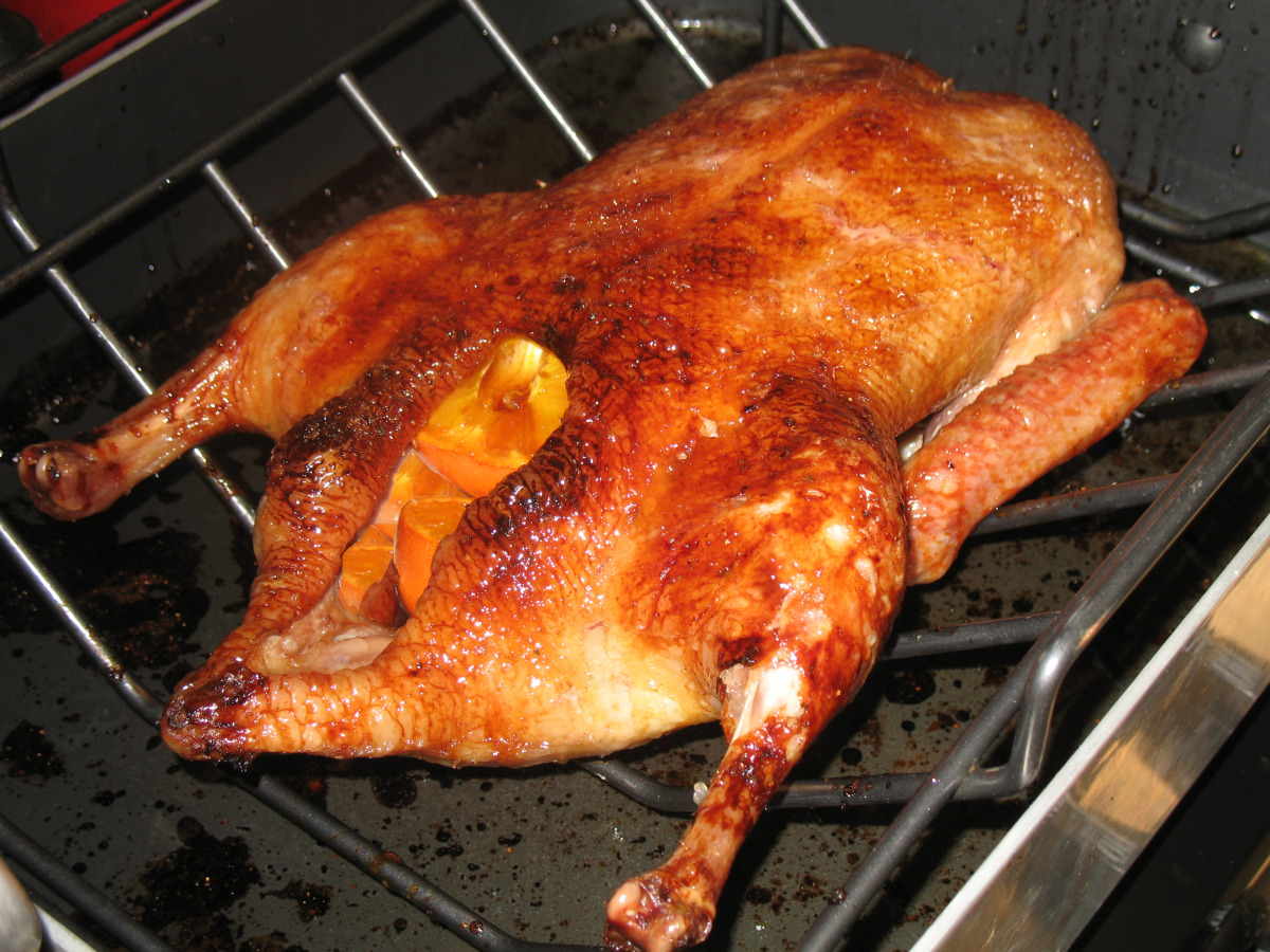 Citrus-Rubbed Whole Duck