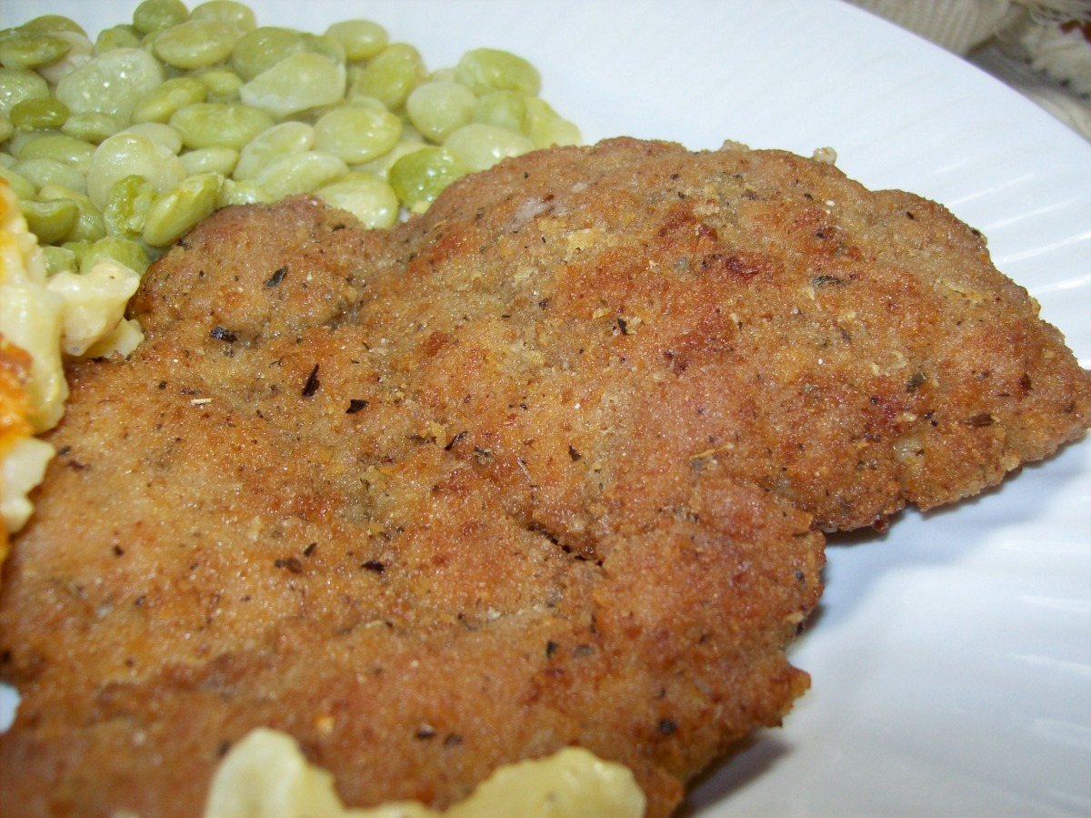 Fried Pork Chops With Herb Breading