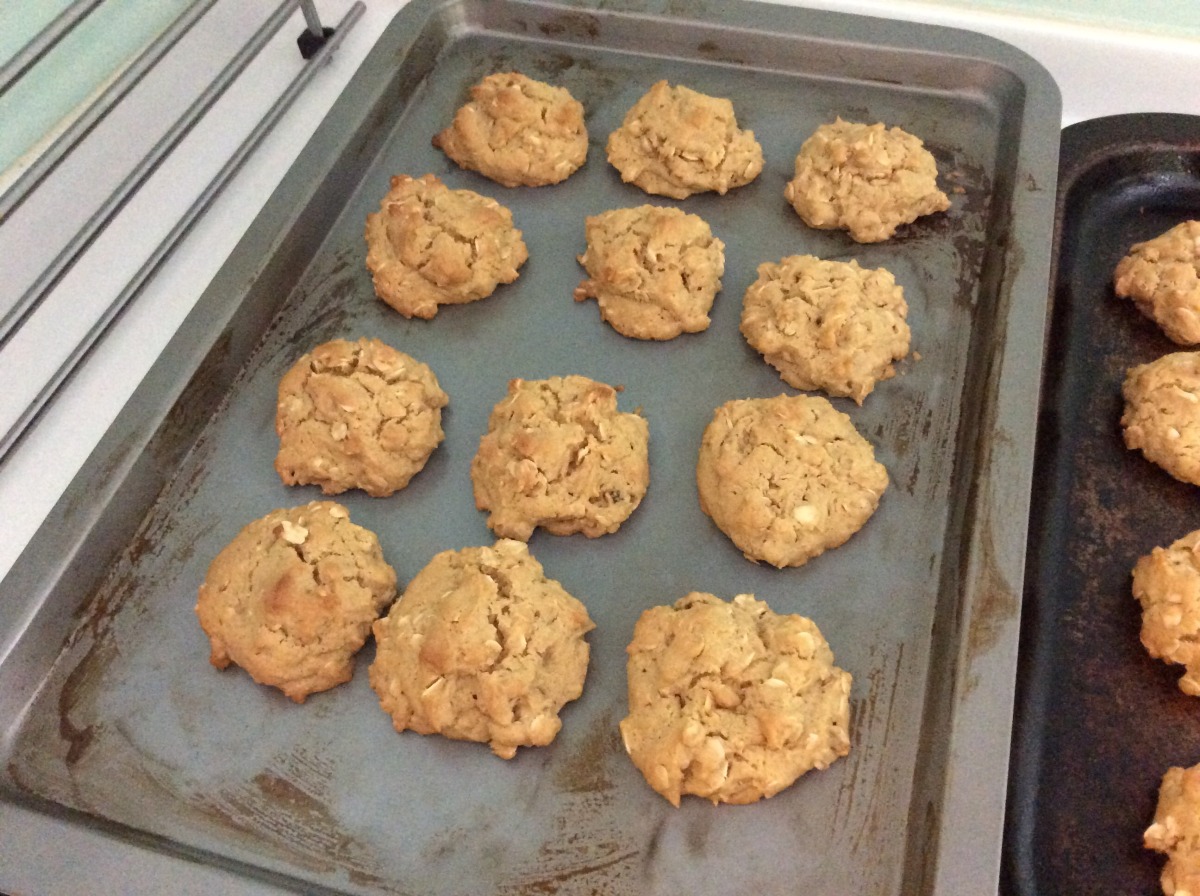 Rolled Oats and Peanut Butter Cookies image