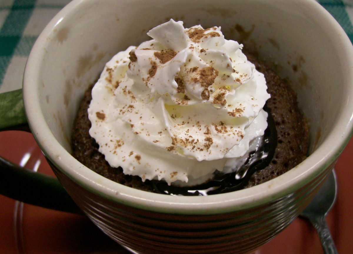 Magic Chocolate Mug Cake (Microwave) image
