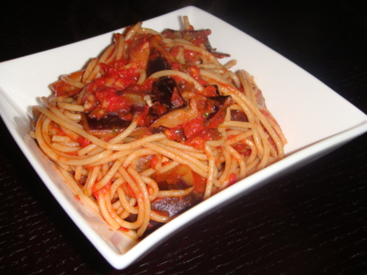 Vegan Pasta Alla Norma Vegan Eggplant Pasta image