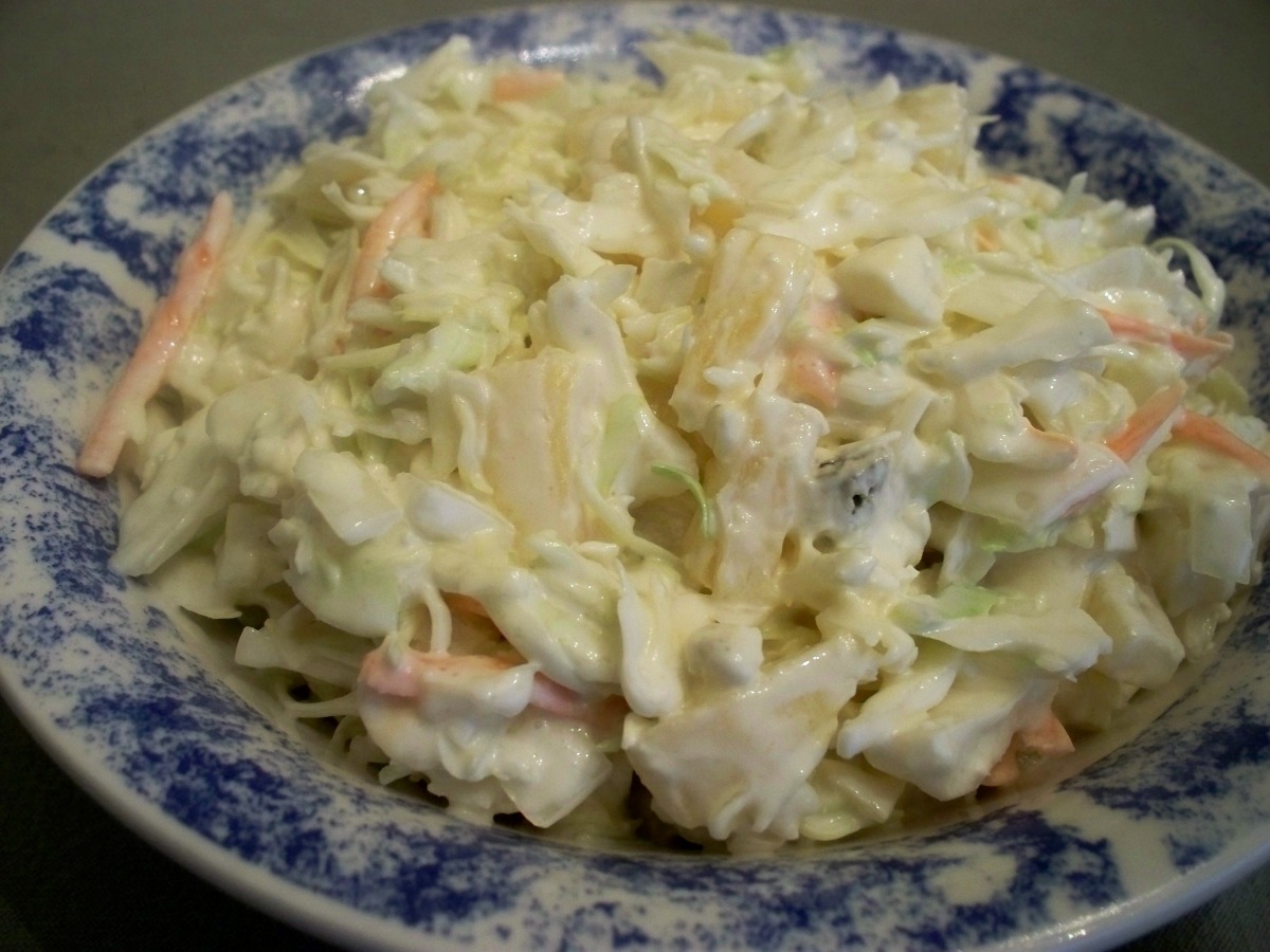 Blue Cheese Pineapple Cole Slaw_image