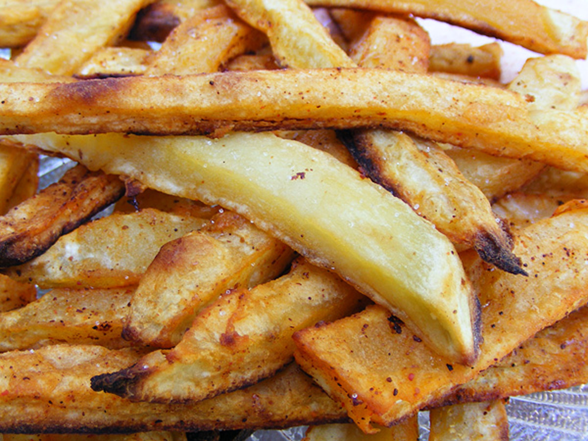 Sweet Potato Shoestring Fries - Midwestern HomeLife