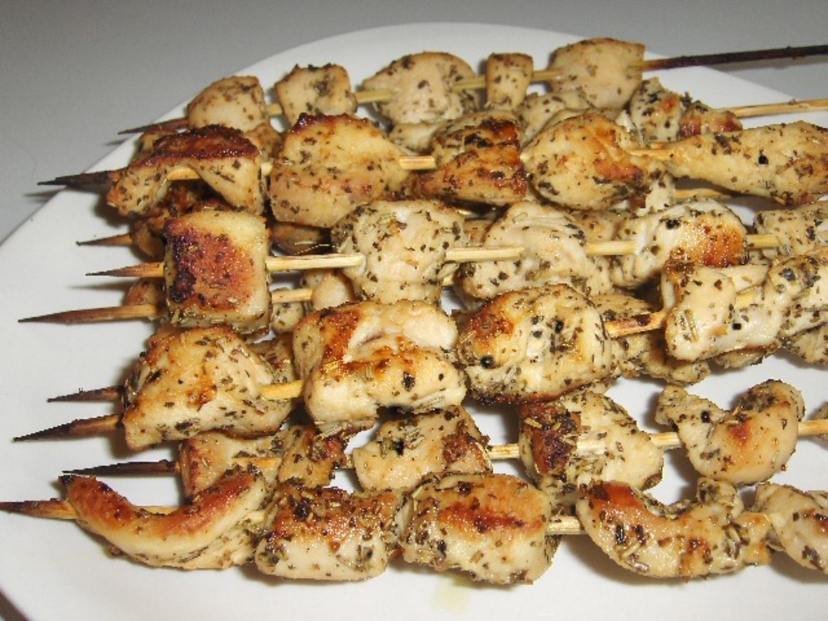 Lemon Herb Chicken Kabobs Recipe