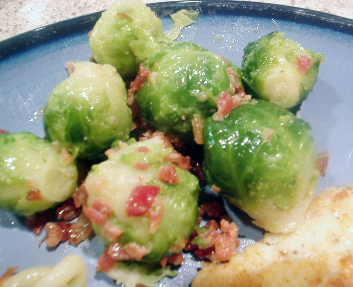 Bacon-Topped Brussels Sprouts image