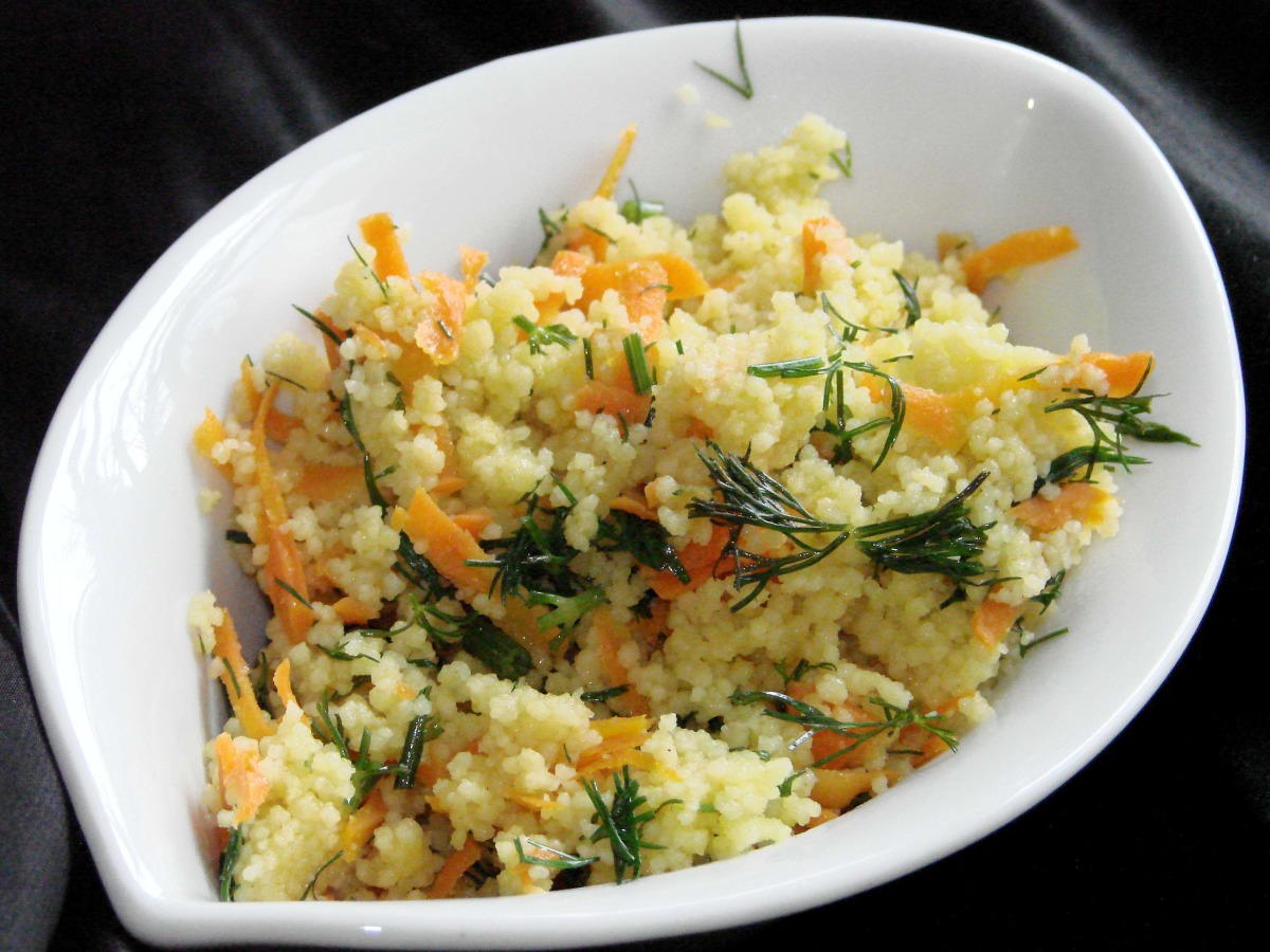 Carrot and Cilantro Couscous image