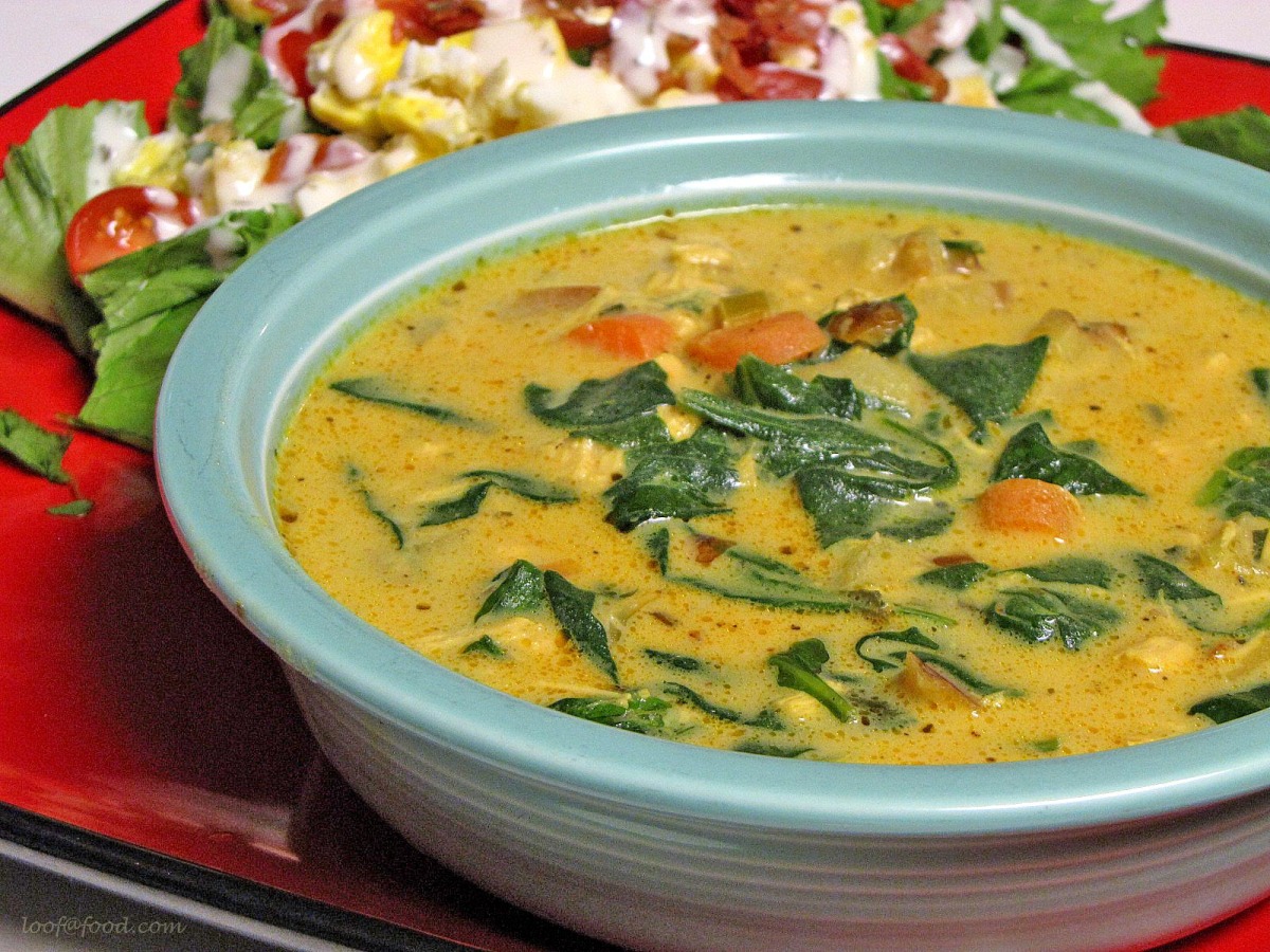 Quick and Easy Curried Turkey Soup-image