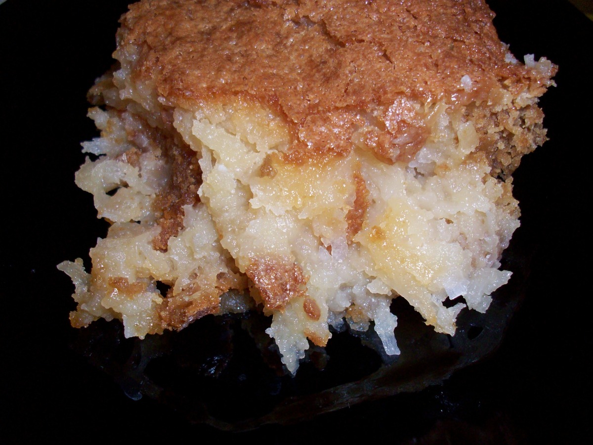 Gooey Coconut Pineapple Butter Cake
