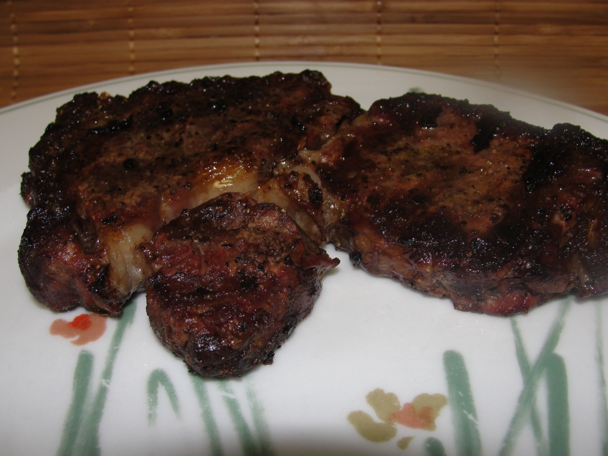 Winter Grilled Rib Eye