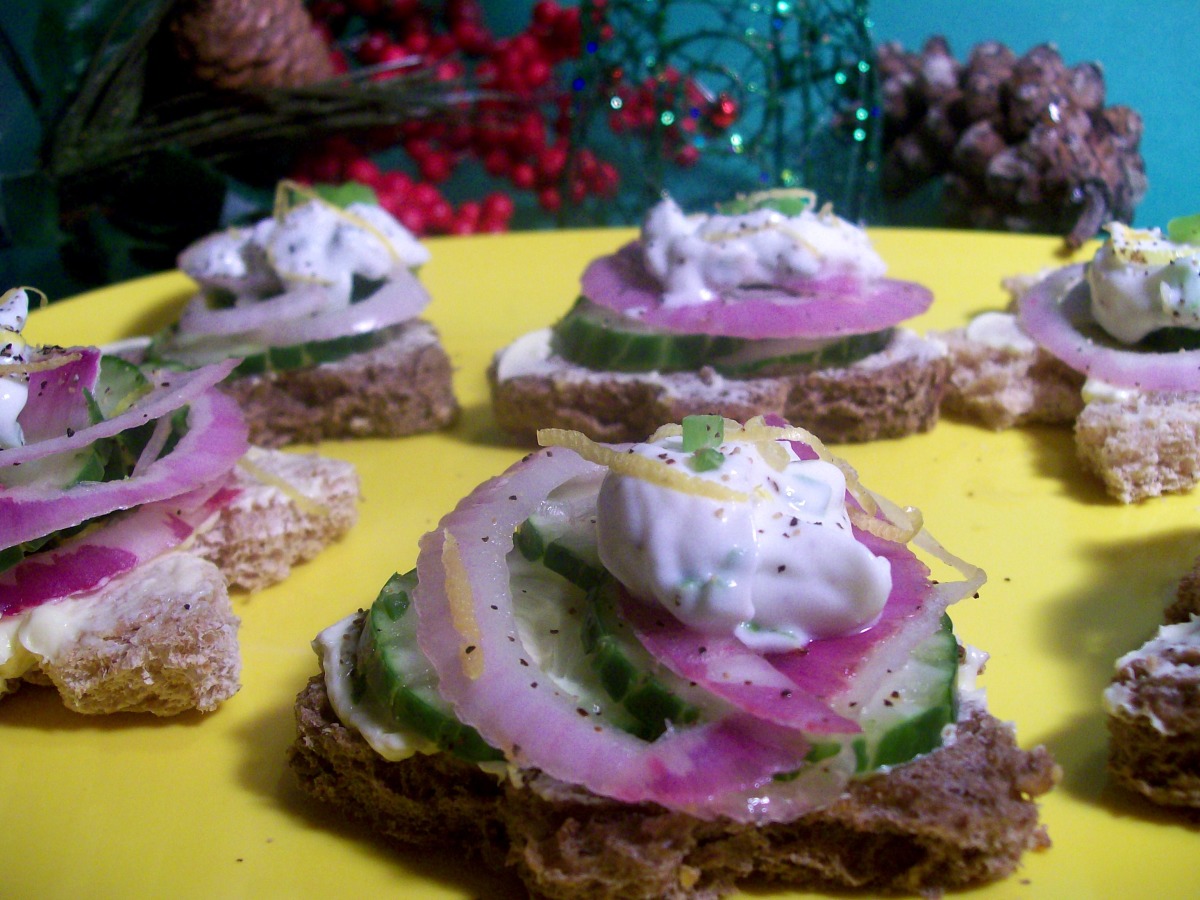 Cucumber Canapes image
