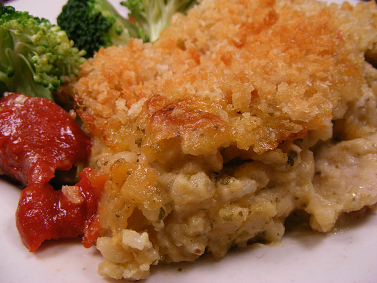 Cheesy Pesto Rice 